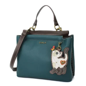 Charming Satchel - Slim Cat - turquoise