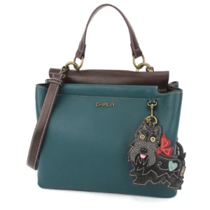 Charming Satchel - Scottie - turquoise