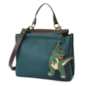 Charming Satchel - TRex - turquoise