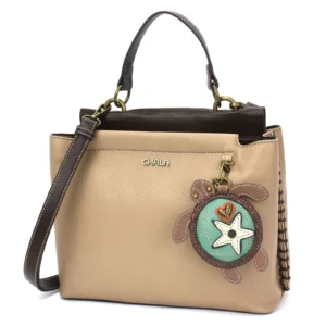 Charming Satchel - Turtle - taupe