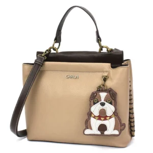 Charming Satchel - Bulldog - taupe