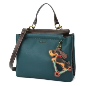 Charming Satchel - Wiener Dog Scooter - turquoise