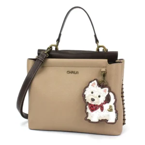 Charming Satchel - Westie - taupe