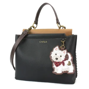 Charming Satchel - Westie - black