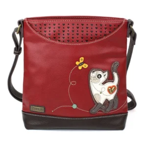 Sweet Messenger - Slim Cat - burgundy