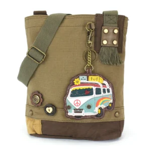 Patch Crossbody - Bus - olive
