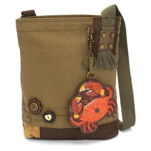 Patch Crossbody - Crab - orange - olive