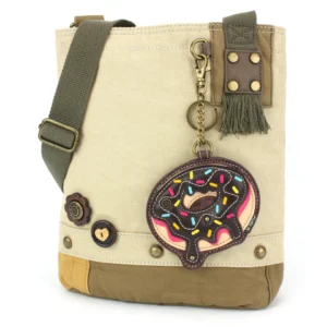 Patch Crossbody - Donut - sand