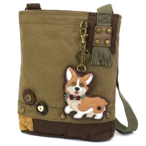 Patch Crossbody - Corgi - olive