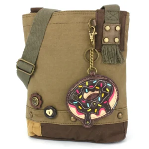 Patch Crossbody - Donut - olive