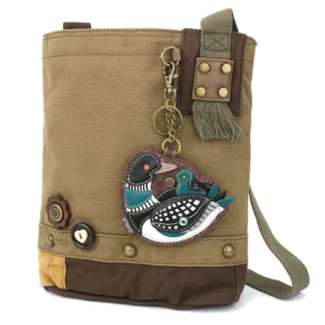 Patch Crossbody - Loon Bird - olive