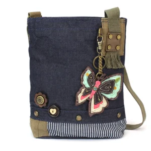 Patch Crossbody - New Butterfly - denim