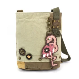 Patch Crossbody - Flamingo - sand