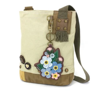 Patch Crossbody - Forget Me Not - sand