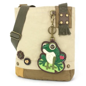 Patch Crossbody - Lily Frog - denim