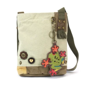 Patch Crossbody - Frog - sand