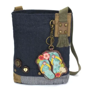 Patch Crossbody - Flip Flop - denim