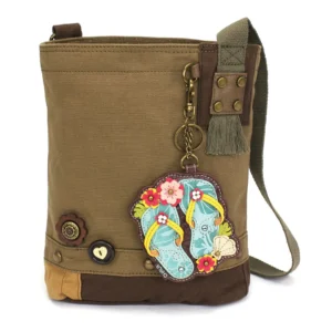 Patch Crossbody - Flip Flop - olive