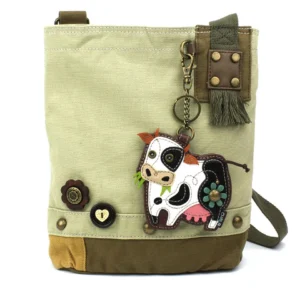 Patch Crossbody - Cow - sand