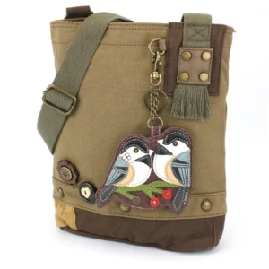 Patch Crossbody - Chickadee - olive