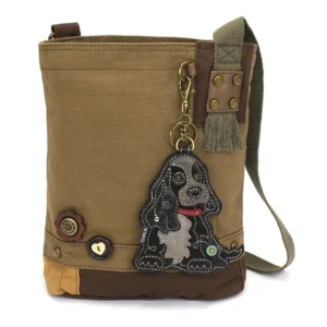 Patch Crossbody - Cocker - black - olive