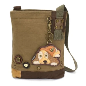 Patch Crossbody - Cocker Golden - olive