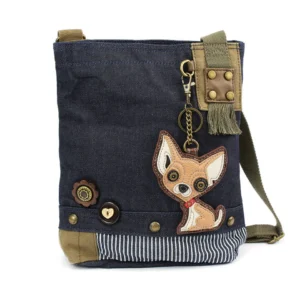 Patch Crossbody - Chihuahua - denim