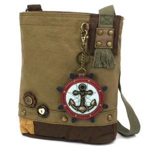 Patch Crossbody - Anchor - olive