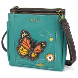 Merry Messenger - Monarch Butterfly - turquoise