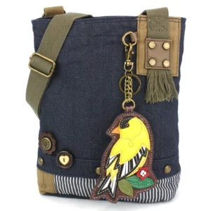 Patch Crossbody - Goldfinch - denim