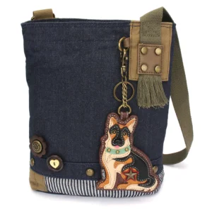 Patch Crossbody - German Shepherd Gen II - denim