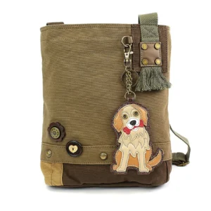 Patch Crossbody - Golden Retriever - olive
