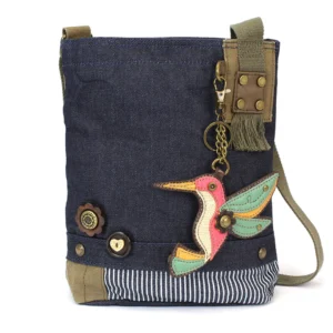 Patch Crossbody - Hummingbird - denim