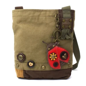 Patch Crossbody - Ladybug - olive