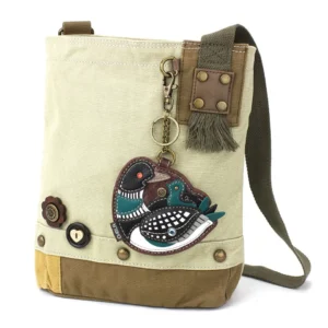 Patch Crossbody - Loon Bird - sand