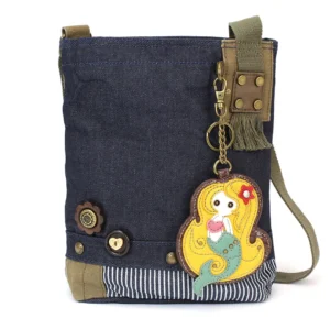 Patch Crossbody - Mermaid - denim
