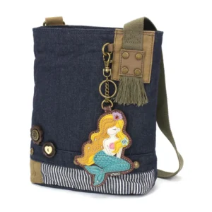 Patch Crossbody - Mermaid A - denim