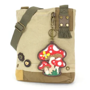 Patch Crossbody - Mushrooms - sand