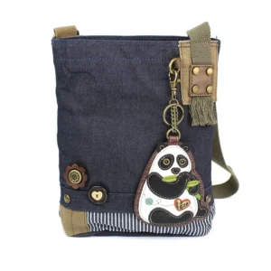 Patch Crossbody - New Panda - denim