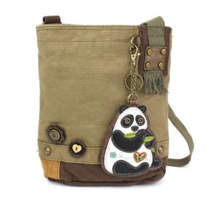 Patch Crossbody - New Panda - olive