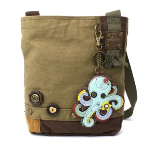Patch Crossbody - Octopus - olive