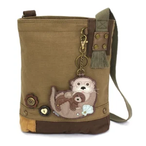 Patch Crossbody - Otters - olive