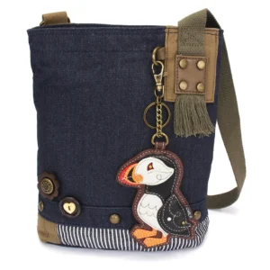 Patch Crossbody - Puffin - denim