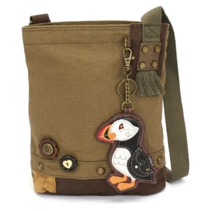 Patch Crossbody - Pelican - olive