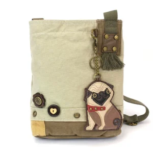 Patch Crossbody - Pug - sand