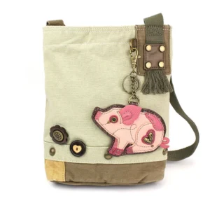 Patch Crossbody - Pig - sand