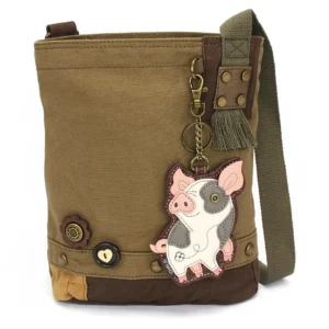 Patch Crossbody - Spotted Pig - pink - olive