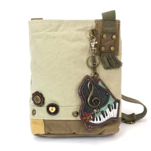 Patch Crossbody - Piano - sand