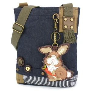 Patch Crossbody - Bunny - denim