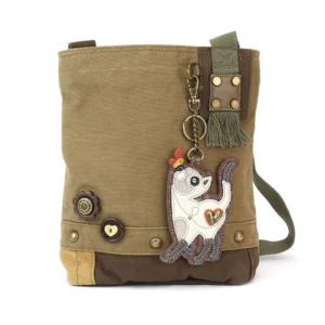 Patch Crossbody - Slim Cat - olive